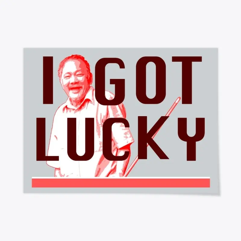 Efren – I Got Lucky - Billiards Poster