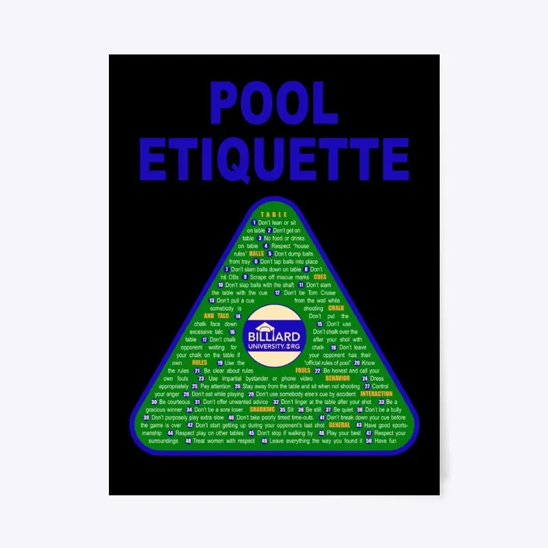 Pool Etiquette